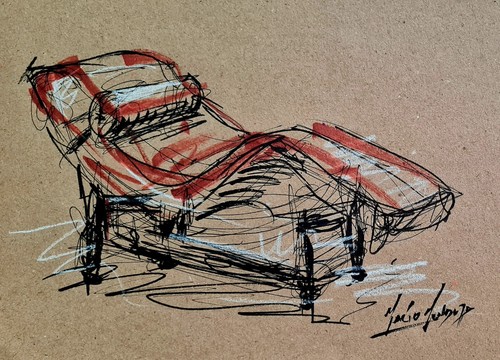 Oiginal mario mendoza sketch - mario,