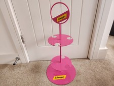 Schweppes Pink Gin Glass Tree Bar Top Display Cocktail Tree - read description