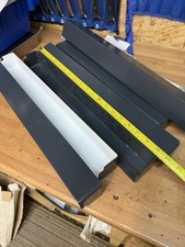 Anthracite grey long Fascia corner Trim joint double ended 50cm UPVC TRIM New 