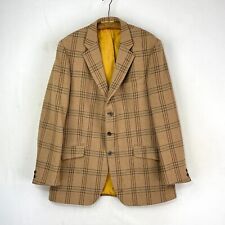 Bladen Supasax Brocklehurst Tweed Jacket Mens 42L Brown Hacking Sports Blazer