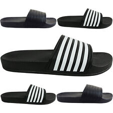 New Mens Slip Ons Mules Sliders Pool Summer Beach Shoes Sandals Slippers Size