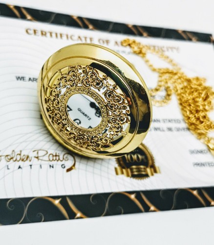24k gold plated - gold, hunter