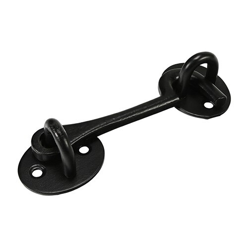 Timco cabin hooks black - 4",