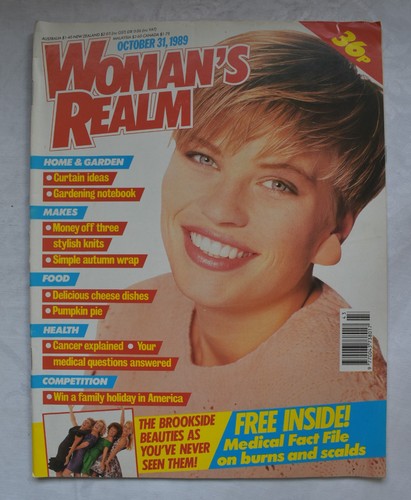 Woman realm october 31 - realm:, 1989
