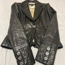 Roberto Cavalli Black Leather