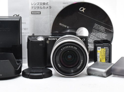 Sony alpha nex black - sony,
