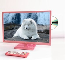 Technika 21.5" (22E21P-FHD/DVD) Full HD Slim LED TV DVD Combi With Freeview Pink