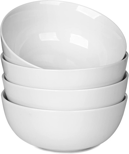 Ceramic cereal bowls set - ceramic, 4