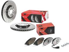 FOR VW GOLF GTI GOLF R MK7 MK8 DSG 2.0 2012- FRONT BREMBO DRILLED DISCS & PADS 