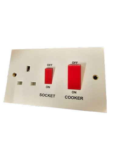 Cooker 45a switch and 13a - switch,