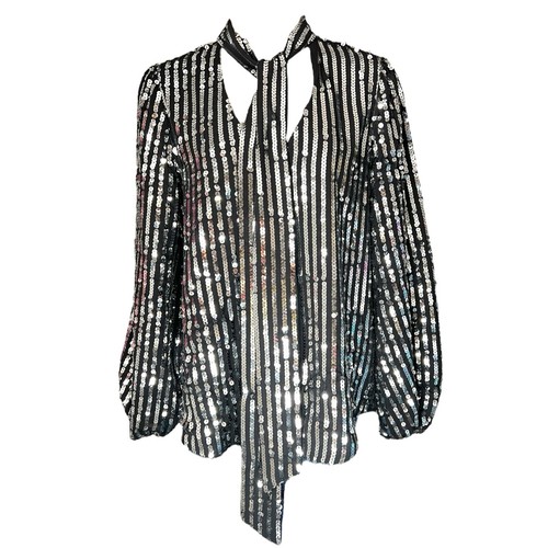 Rixo london sequin metallic - london,