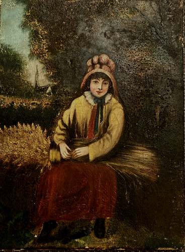 19th century oil painting - century, on