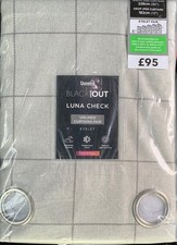 Dunelm Luna Grey Check
