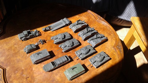 Vintage airfix poly tanks - vintage,