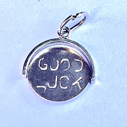 Vintage silver good luck - silver,