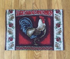 Rooster Set Of 4 Place Mats