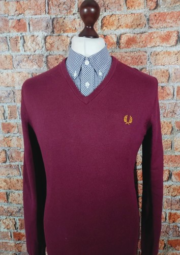 Fred perry knitted neck - knitted, v-neck