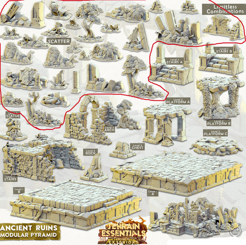 Printed cast play ancient - 3d,