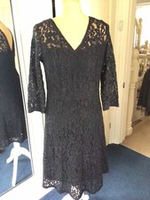 Ladies Black Lace Dress  By