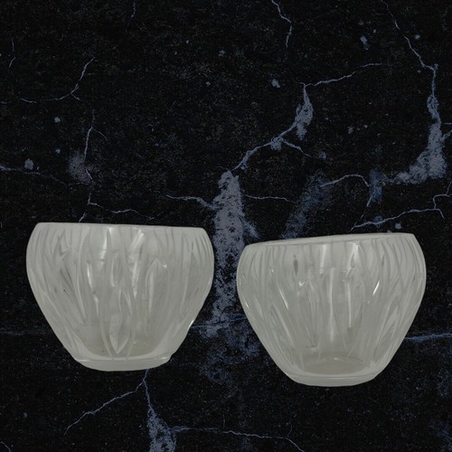 Pair stuart crystal votive - pair, of
