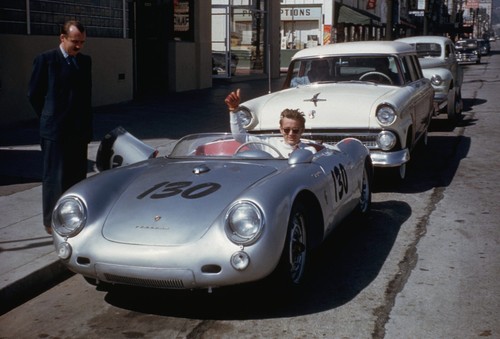 James dean his porsche 550 - dean,