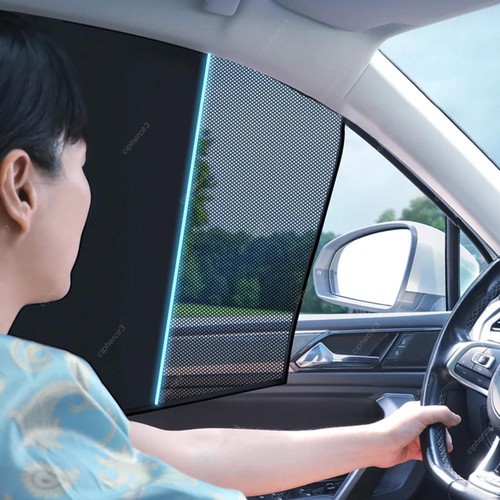 Magnetic car side window - side,