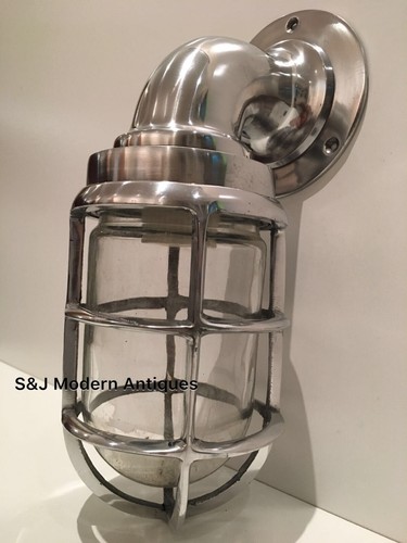 Antique industrial wall light - wall,