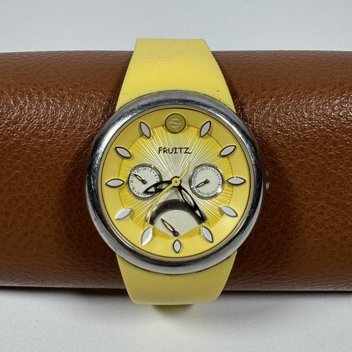 Fruitz watch yellow rubber - watch,