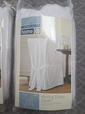 White Cotton Dining Chair
