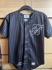 Excellent Condition SikSilk Black & White Baseball Jersey (Size Small)
