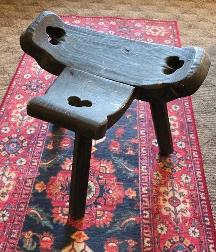 Antique dark wood leg - antique,
