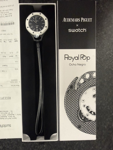 Swatch royal pop ocho negro - royal,