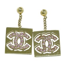 CHANEL CC Rhinestone Gold