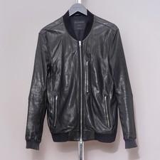 ALL SAINTS Leather Jacket Mens