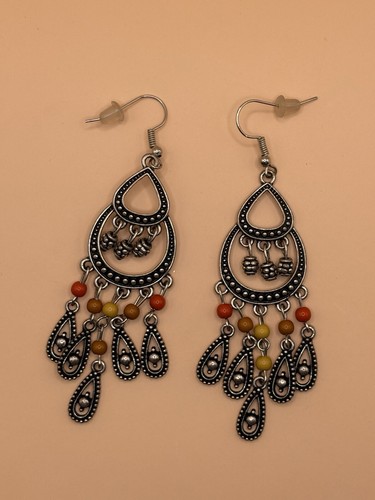 Boho gypsy chandelier earrings - boho,