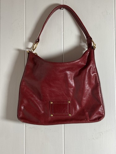 Red leather tula - red,