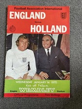 Football Programme ENGLAND v
