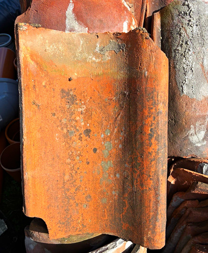Clay roof tiles red - clay,