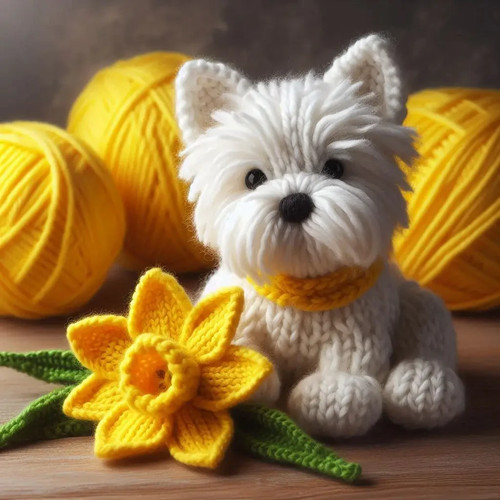 Luxury westie birthday card - westie,