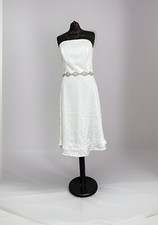 New Alfred Sung D317 Tea Length Wedding Dress Size 14