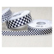 Chequered flag ribbon - chequered,
