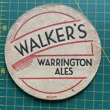 Pre War Walker’s Brewery Beer Mat - Cat no 1 - 1935