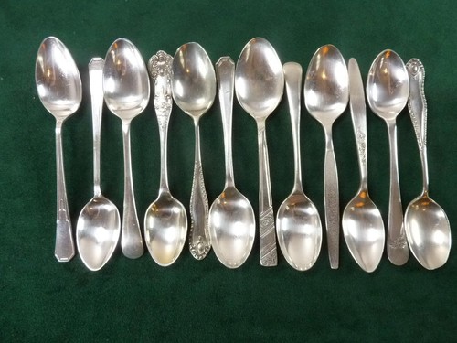 Vintage silver plated - 12,