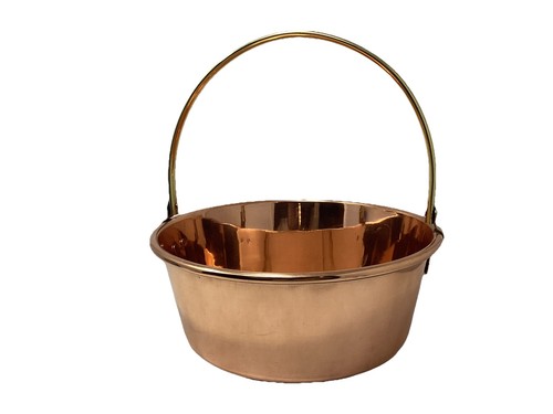 Shiny copper brass jam - copper, pan