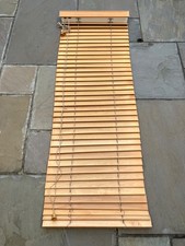 Wooden Venetian Blind - 5 cm Slats - Length 173 cm x Width 58.5 cm