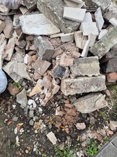 Rubble Bricks Concrete, Buildingbwork Used Salvage