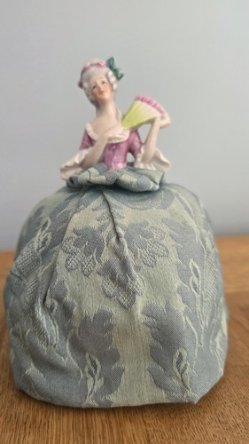 Vintage porcelain half doll - vintage,
