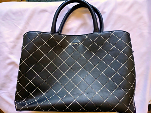 Fiorelli black quilted faux - black,