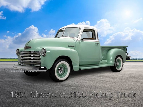 1951 chevrolet 3100 pickup - 1951,