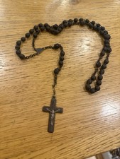 Very old rustic Rosary Made In